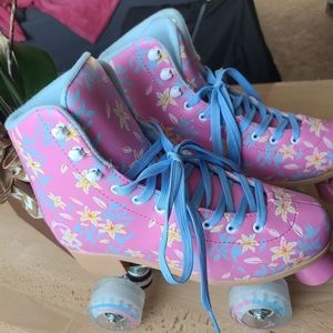 C7skates Premium Quad flower Roller Skate size 8